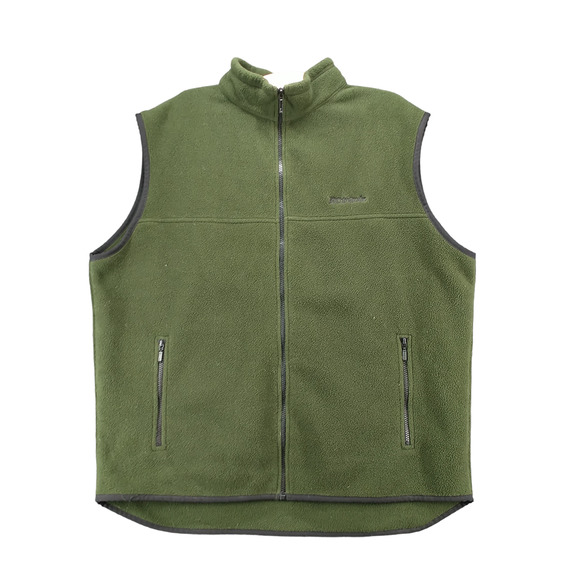 Altica Men's Kathmandu Zip Up Fleece Vest Green XL Mock Neck Zipped Pockets - Picture 1 of 13